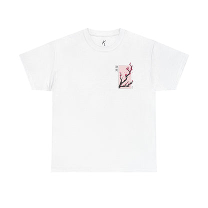 Cherry Blossom Temple Outline Tee