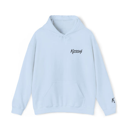 Embroidered Kesshi Logo Hoodie Light | 'K' Wrist Accent | Sweatshirt