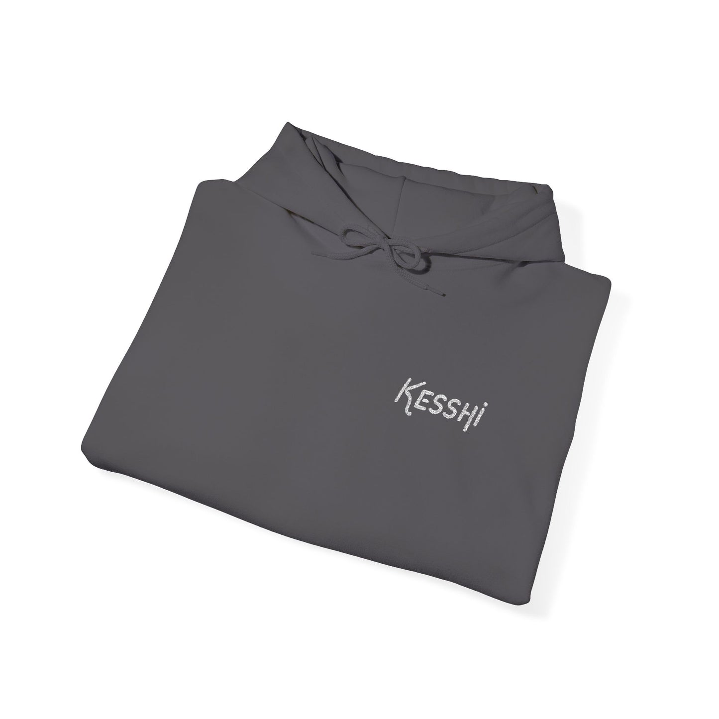 Embroidered Kesshi Logo Hoodie Dark | 'K' Wrist Accent | Sweatshirt