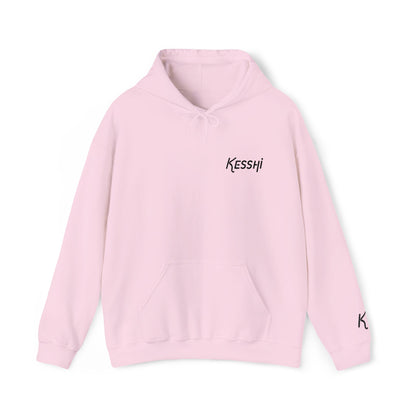 Embroidered Kesshi Logo Hoodie Light | 'K' Wrist Accent | Sweatshirt