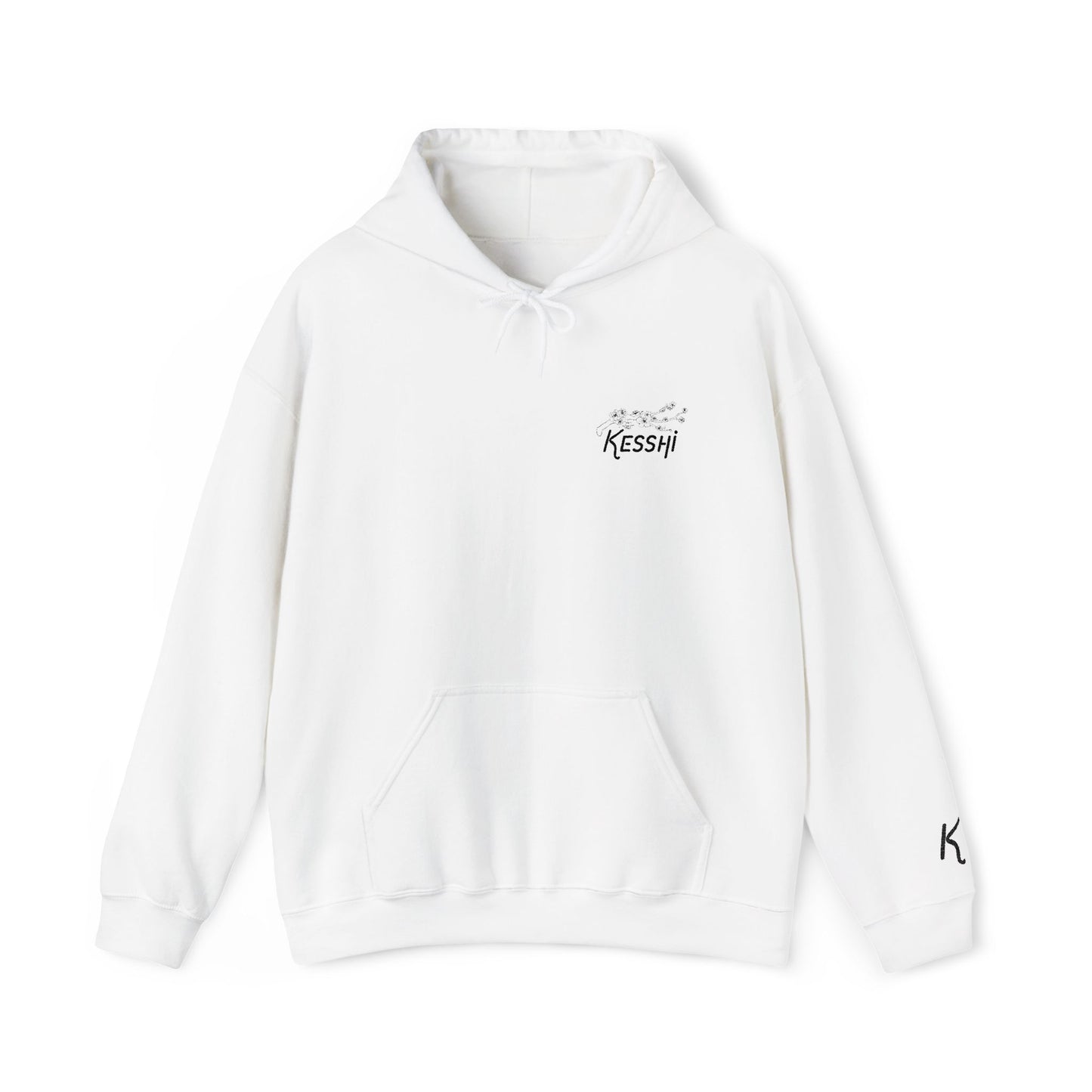 Kesshi Cherry Blossom Logo Embroidered Hoodie | Light