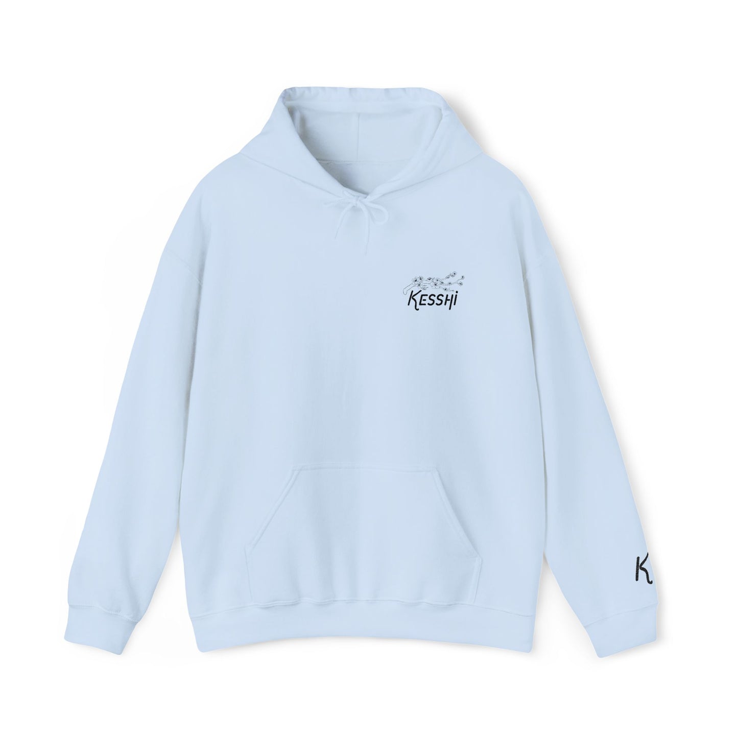 Kesshi Cherry Blossom Logo Embroidered Hoodie | Light