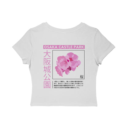 Osaka Castle Park Sakura Baby Tee