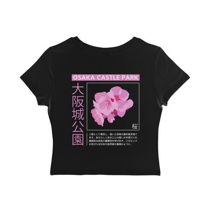 Osaka Castle Park Sakura Baby Tee