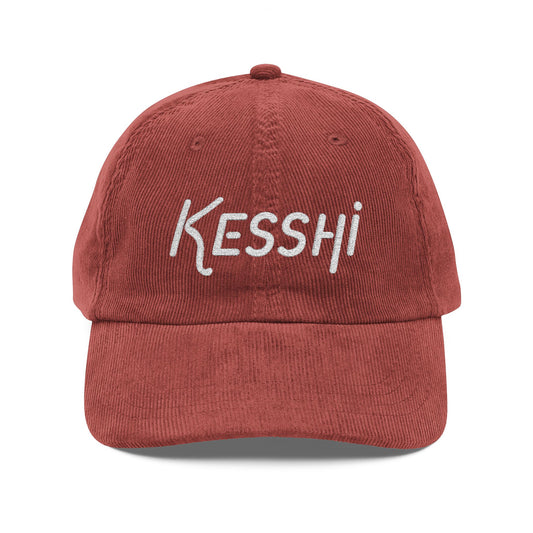 Kesshi Embroidered Corduroy Cap | Vintage Baseball Hat