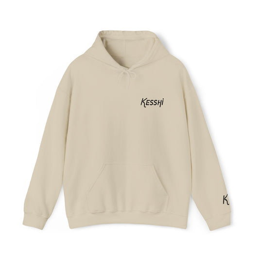 Embroidered Kesshi Logo Hoodie Light | 'K' Wrist Accent | Sweatshirt