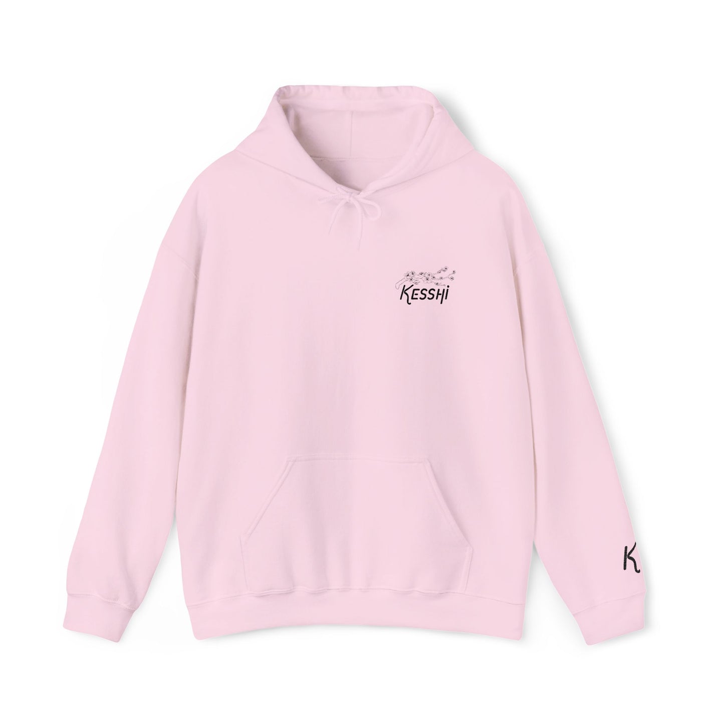 Kesshi Cherry Blossom Logo Embroidered Hoodie | Light