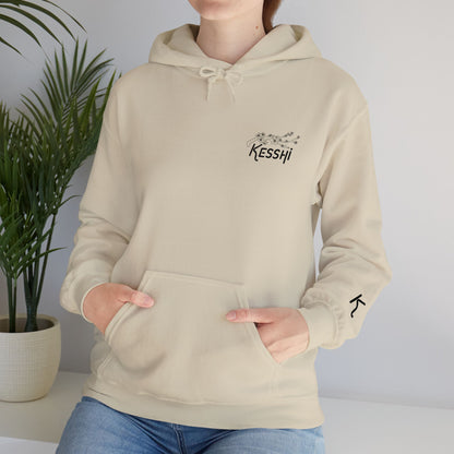 Kesshi Cherry Blossom Logo Embroidered Hoodie | Light